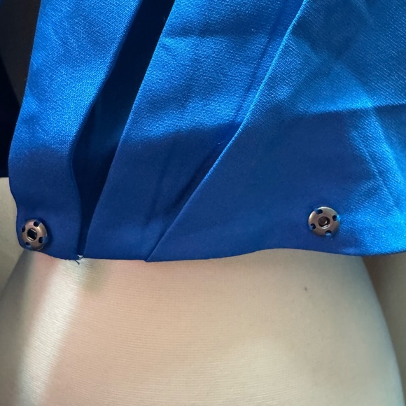 ONE N' MORE Cropped Blazer - Blue - Size M - Picture 3 of 8